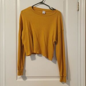 TNA longsleeve waffle knit